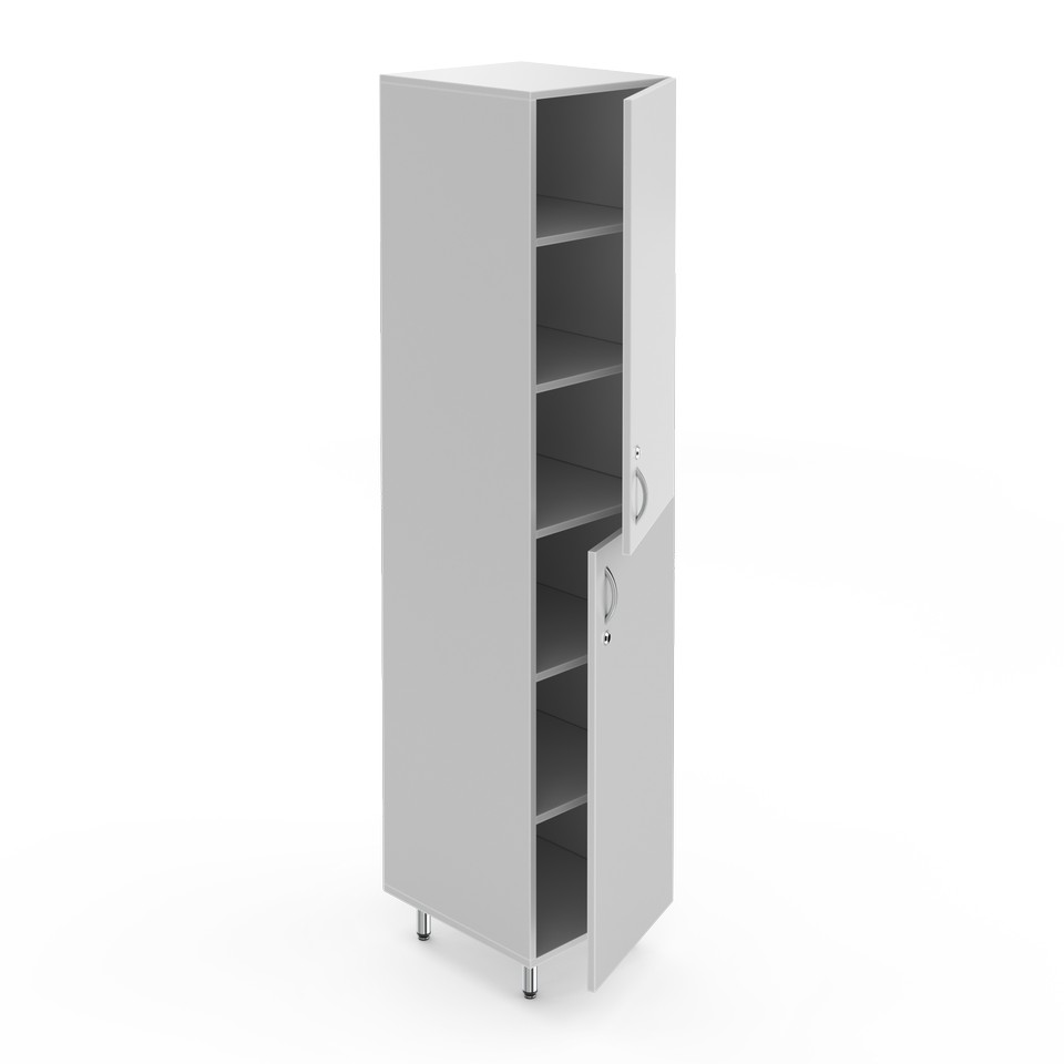 Single-section cabinet for chemical reagents NV-400 ShR (400×460×1820)