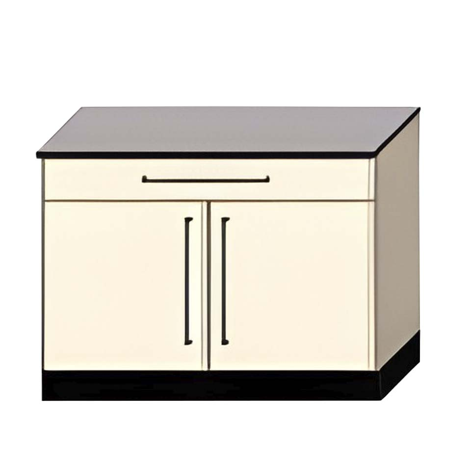 Stol shkafi ProSt-33 (1204x650x900 mm, 2 eshik, 1 tortma, javon)