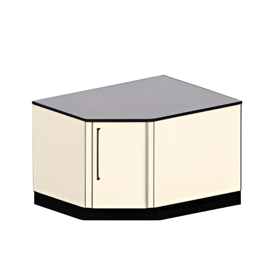Stol usti ProSt-81 (1300x1300x900 mm, 1 eshik, javonlar)