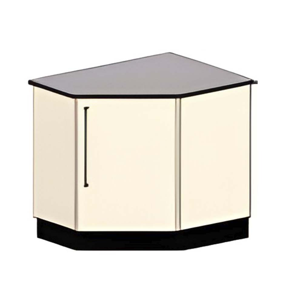 Stol usti ProSt-71 (900x900x900 mm, 1 eshik, javonlar)