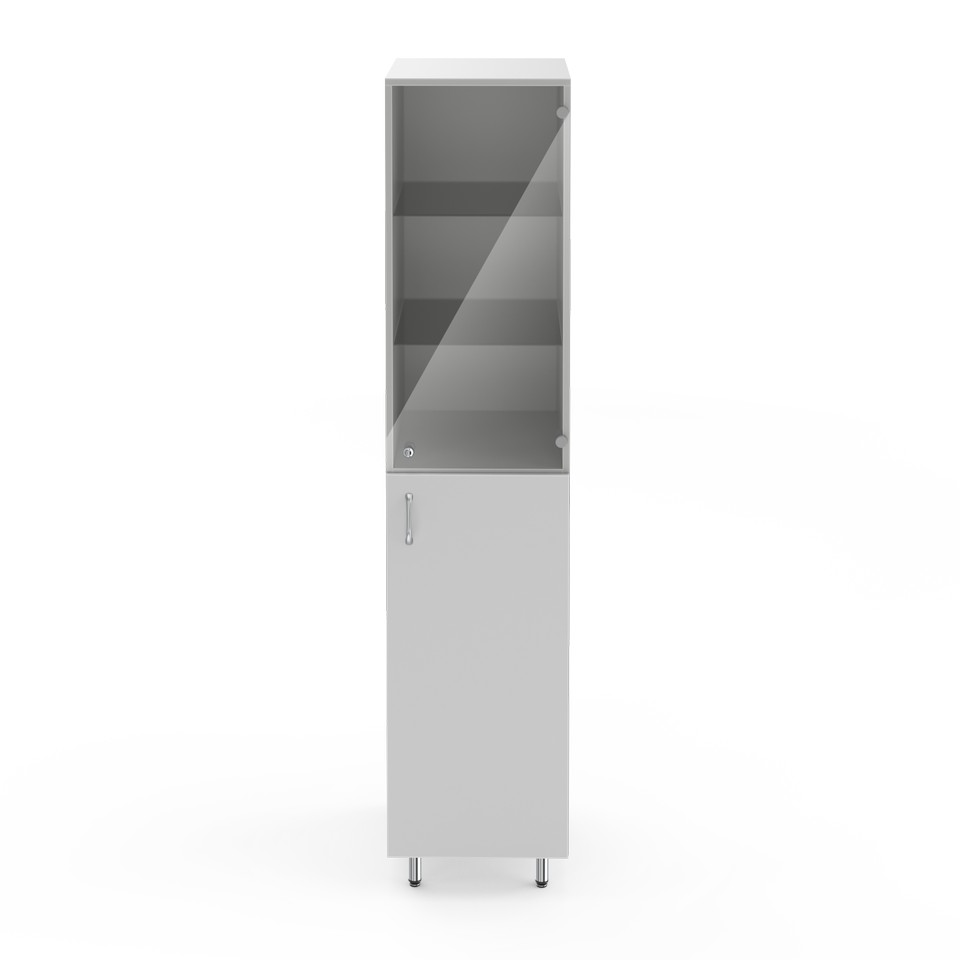 Single-section cabinet for laboratory glassware NV-400 ShP (400×460×1820)