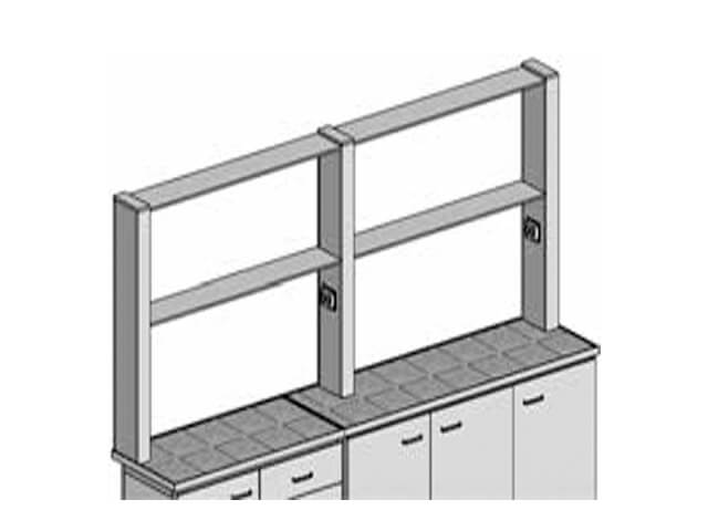 Metal desktop shelves PM-4 (2435 mm)