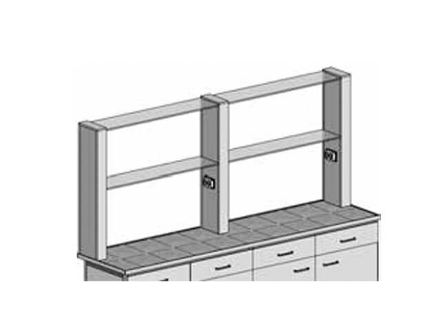 Glass table shelves PS-3 (1924 mm)