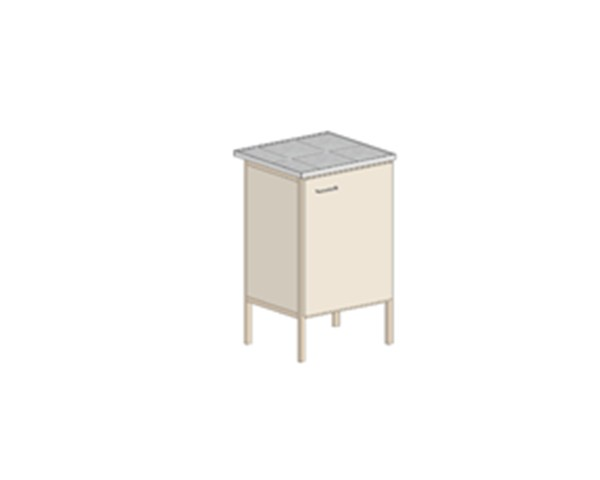 Laboratory table S-1 (510*610*900), 1 shelf, 1 door