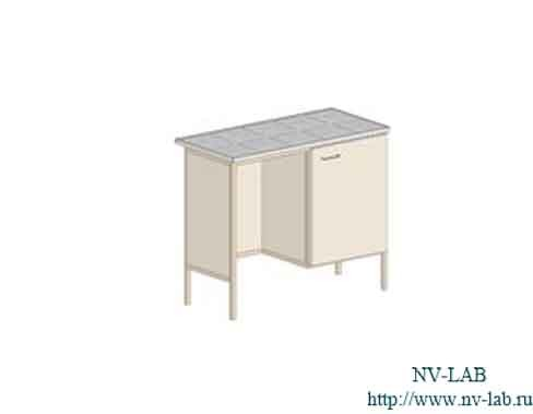 Laboratory table S-19 (985*610*900) 1 shelf, 1 door