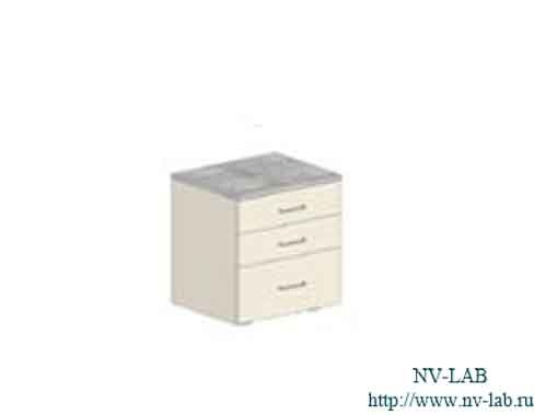 Roll-away cabinet with 3 drawers TP-20 (460*500*540)