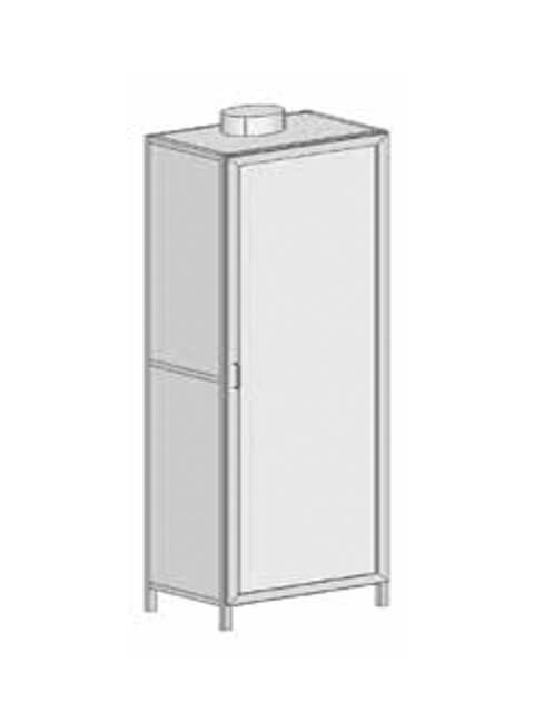 Reagent storage cabinet TSh-401V (600*500*2000) with exhaust pipe