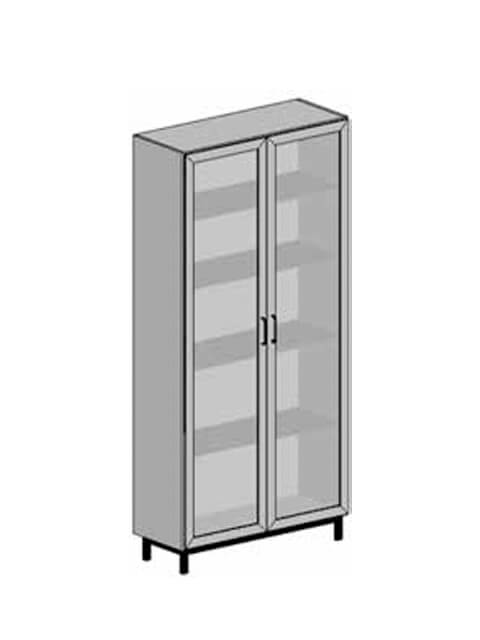 Cabinet for laboratory glassware TSH-202 (830*520*1800), glass doors