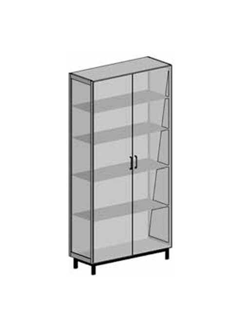 Display cabinet TSH-205 (830*420*1700)
