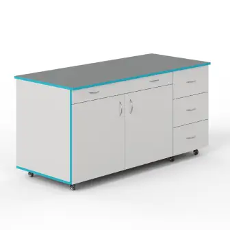 Roll-away module TDYA NVK 1500 for titling table ST NVK 1500 PLAST (1390×600×700)
