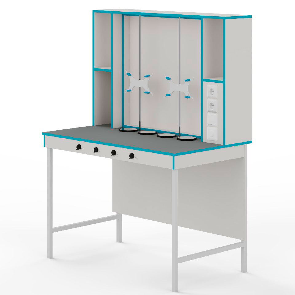ST NVK 1200 PLAST (1200×700×1650) titrlash uchun laboratoriya jadvali