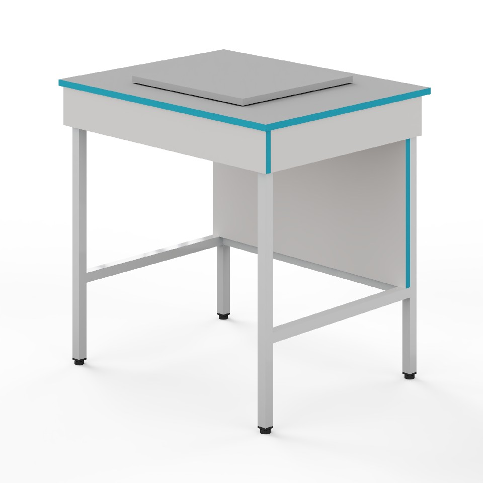 SV NVK 750 V (750×600×750) tarozi uchun tebranishga qarshi stol