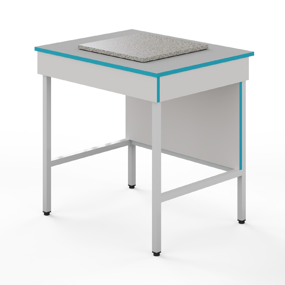 SV NVK 750 G (750×600×750) tarozi uchun tebranishga qarshi stol