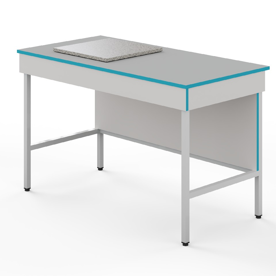 SV NVK 1200 G (1200×600×750) tarozi uchun tebranishga qarshi stol