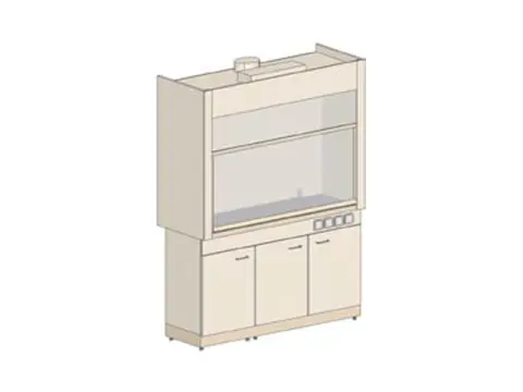 Шкаф вытяжной Дельта-2ШВ1574.1ДКДК