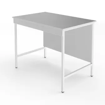 High laboratory table with a tabletop made of chemical-resistant plastic NV-1200 LSPv