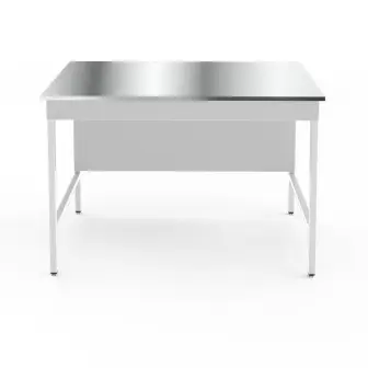 Laboratory table with stainless steel tabletop NV-1200 LNN