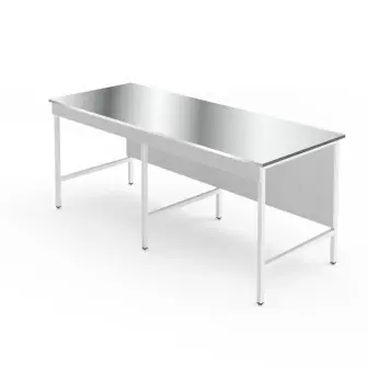 Laboratory table with stainless steel tabletop NV-1800 LNN