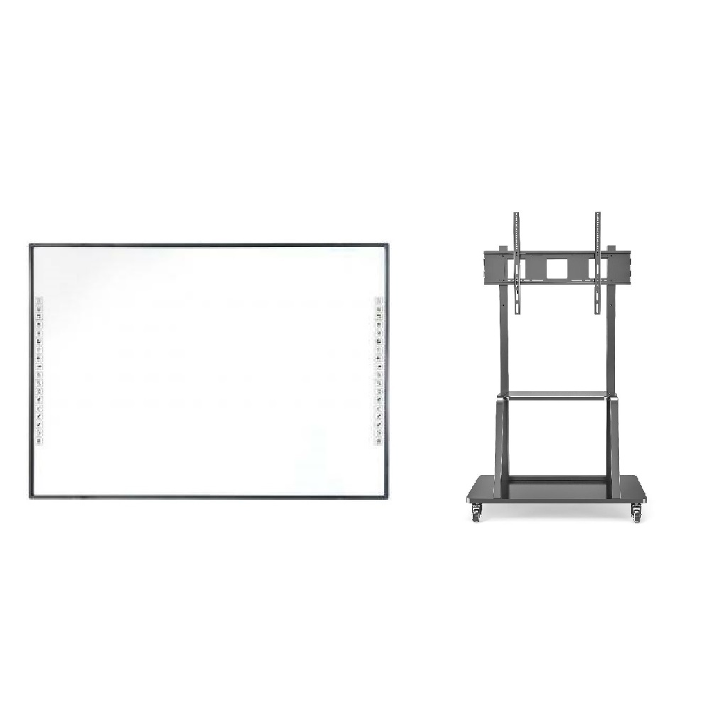 Интерактивная доска Classic Solution CS-IR-85Tu + мобильная стойка CS-T-A007 без крепления для проектора + адаптер