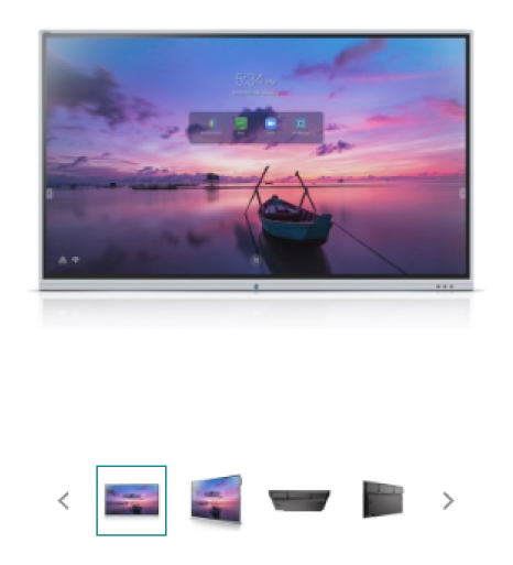 Interactive panel Vivitek NovoTouch EK753i