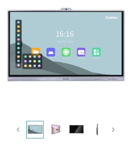 Interaktiv panel Donview DS-75IWMS-L05PA + mobil stend FIX TTL04-610TW