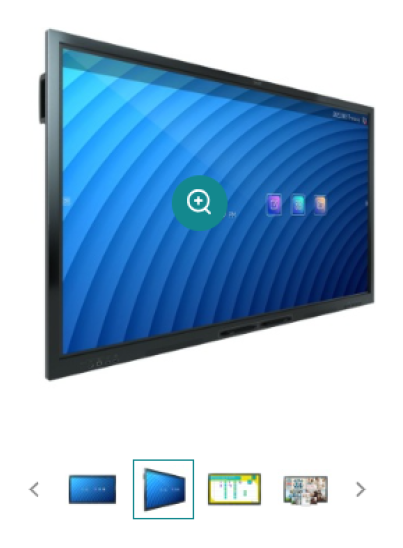 SMART Notebook dasturi bilan SMART SBID-GX165-V2 interaktiv paneli (SBID-GX065-V2 interaktiv panelining bir qismi sifatida)