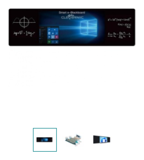 Интерактивный комплекс с меловой поверхностью CleverMic e-Blackboard 98" (Win OS) DC980NH