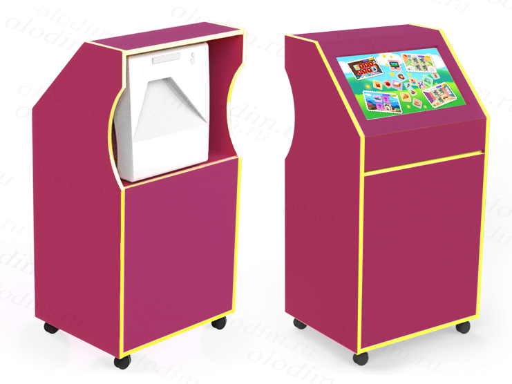 Mobile interactive floor cabinet Olodim “Aquanika”