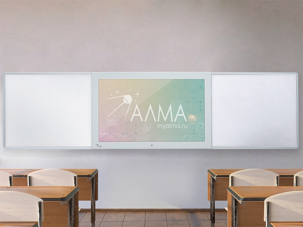 Интерактивная доска с магнитно-меловой поверхностью АЛМА «Фибоначчи»