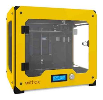 3D принтер Bq WitBox 3D single extruder yellow
