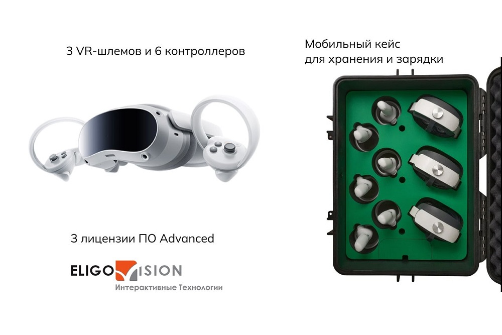 Мобильный класс виртуальной реальности Geckotouch VR03/4EVA128 EV Advanced бессрочная лицензия
