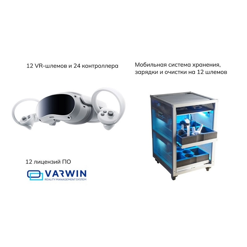 Мобильный класс виртуальной реальности Geckotouch VR12/4VW128 Varvin 2 года техподдержки