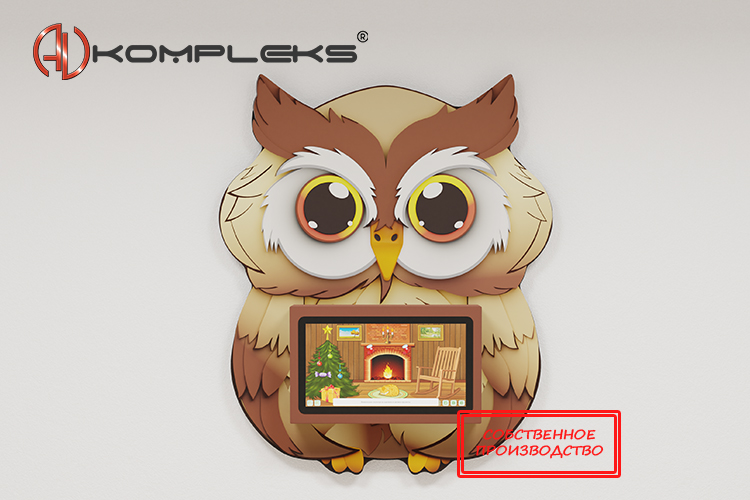 Интерактивный комплекс «Multi 35» в форме совы AV Kompleks