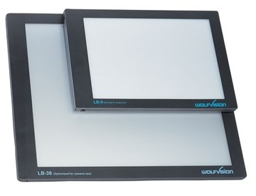 WolfVision hujjat kameralari uchun slaydlar va rentgen nurlari uchun LB-38 yoritish plitasi, lyuminestsent, 430x359 mm, 12V