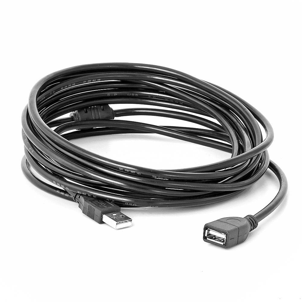 Удлинитель USB 2.0 Am->Af - 5 метров