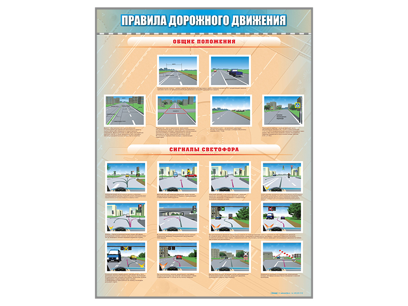 Стенды "Правила дорожного движения" Zarnitza