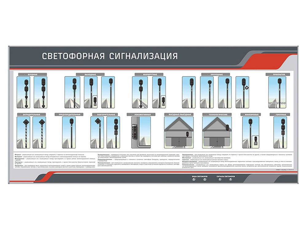 Электрифицированный стенд "Светофорная сигнализация" Zarnitza